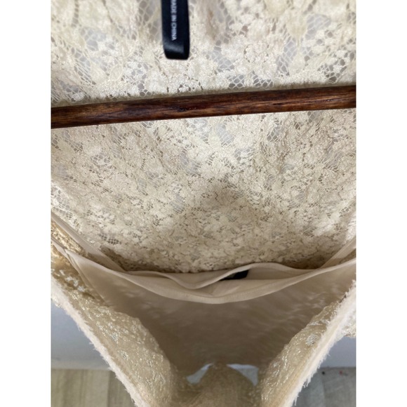 Daisy Fuentes Lace Sheath Dress Pearl Tank Style Size S - Picture 6 of 10